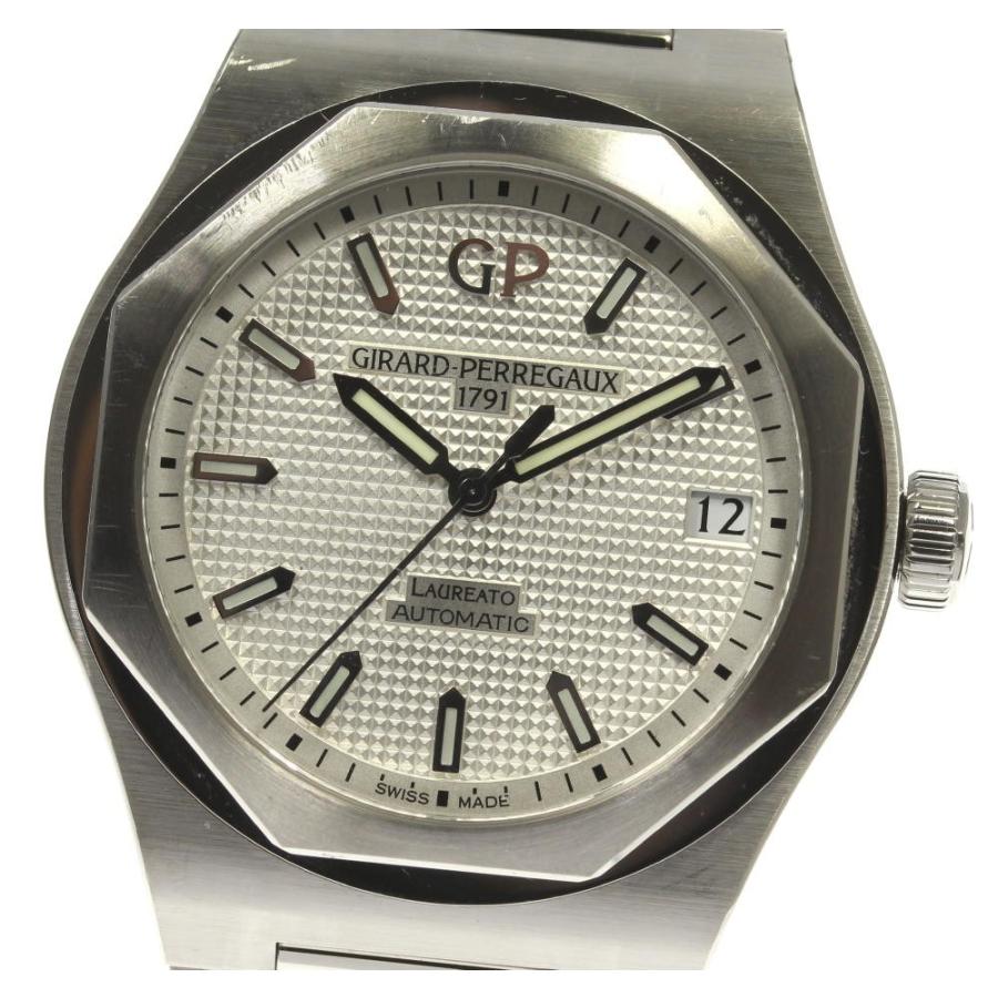 ジラール・ペルゴ ロレアート デイト 81010 自動巻き メンズ 【中古】 ジラール・ペルゴ（GIRARD-PERREGAUX） 【GIRARD-PERREGAUX】ジラール