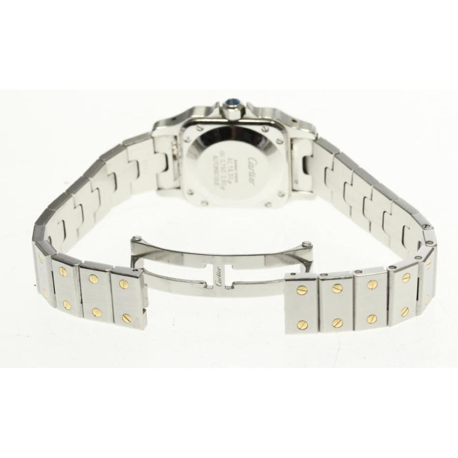 カルティエ サントスガルベSM 腕時計 YGベゼル 自動巻き 稼働品 SS×YG Cartier（カルティエ） 【CARTIER】カルティエ サントスガルベSM YG