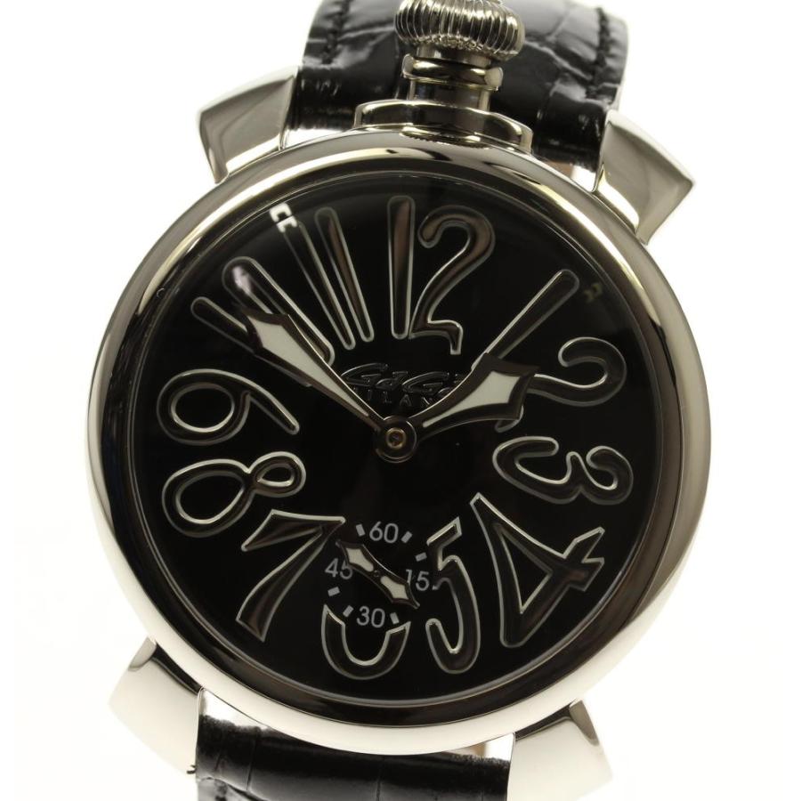 ☆美品 箱保付き【GaGa MILANO】ガガミラノ マヌアーレ48 スモール 