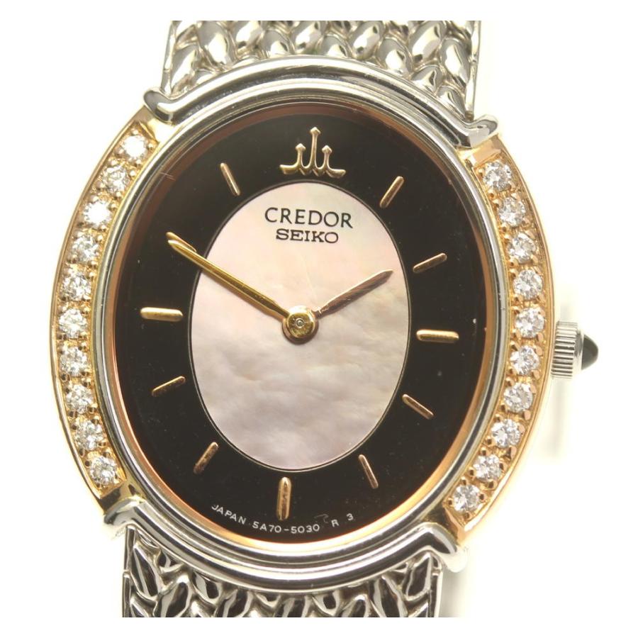 SEIKO（セイコー） 【SEIKO】セイコー クレドール ダイヤベゼル 5A70