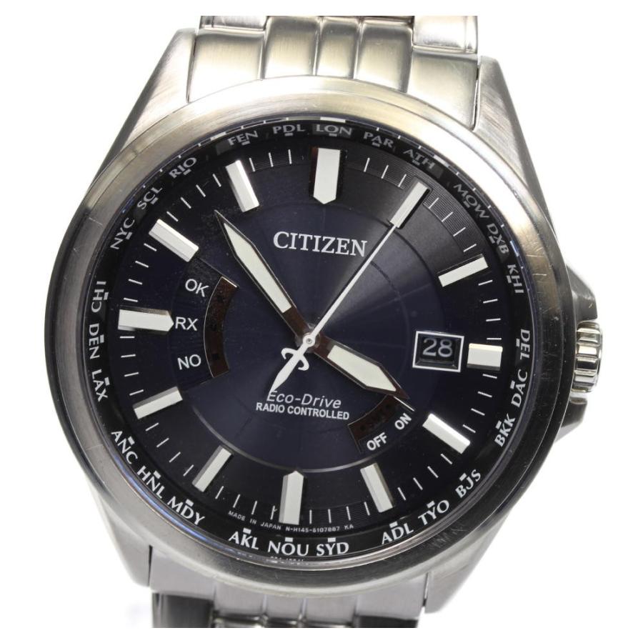 【CITIZEN】シチズン エコドライブ デイト H145-S073545 ソーラー電波 メンズ :535025:CLOSER Yahoo