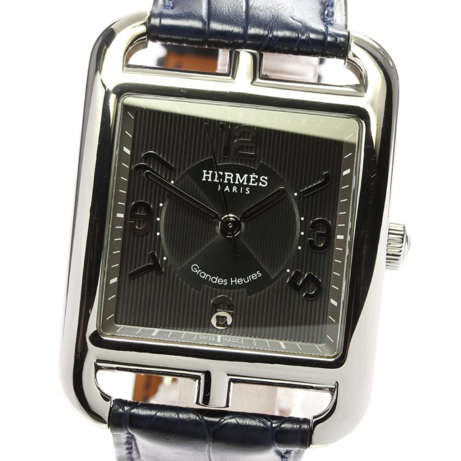 良品 Hermes エルメス ケープコッド Cd6 810 革ベルト 自動巻き メンズ Ev10 5372 Closer Yahoo ショップ 通販 Yahoo ショッピング