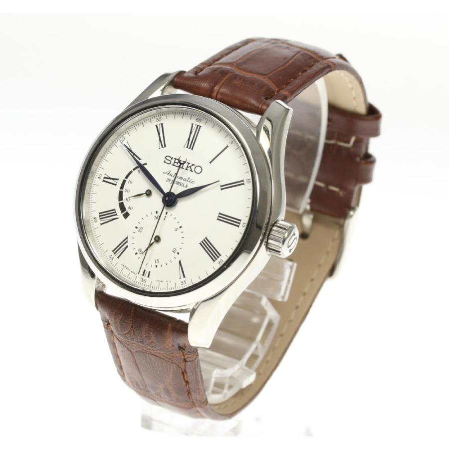 ☆美品【SEIKO】セイコー プレサージュ 琺瑯ダイアル スモールセコンド 