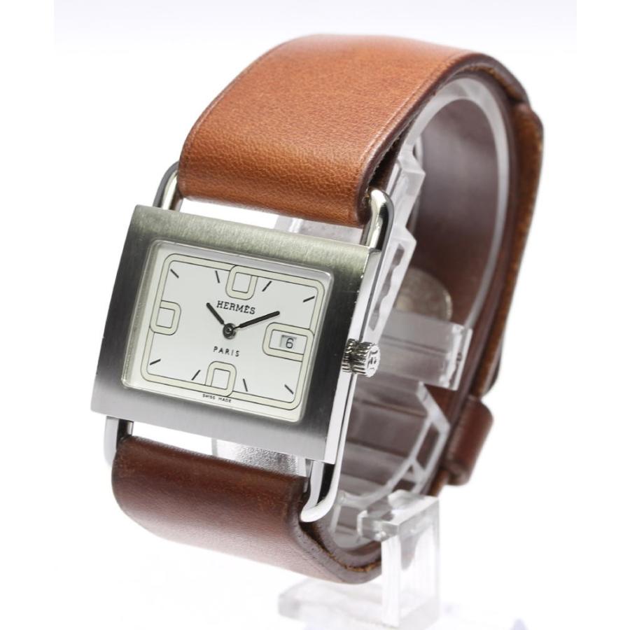 【美品】HERMES エルメス バレニア スクエア BA1.510 腕時計 稼働 楽天市場】エルメス HERMES バレニア デイト BA1.510 クォーツ