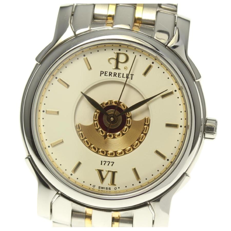 ☆良品☆保証書付【PERRELET】ペルレ ダブルローター 1220S 自動巻き 