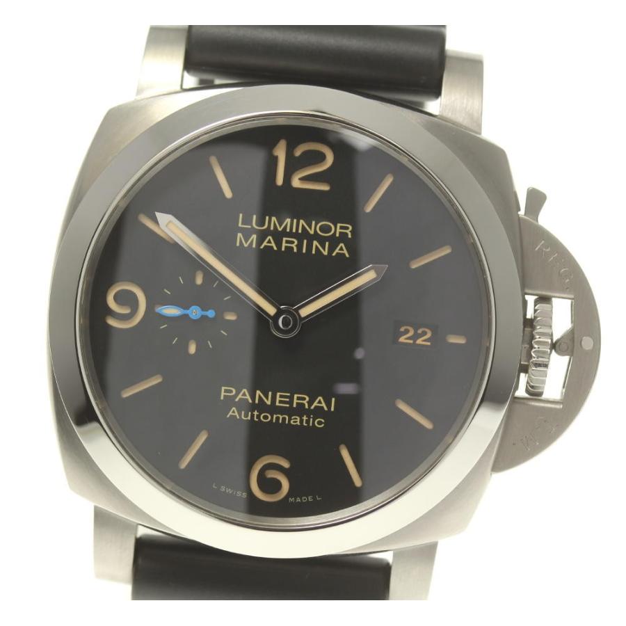良品 Panerai パネライ ルミノール マリーナ 1950 3days デイト スモールセコンド Pam 自動巻き メンズ Nbe Am