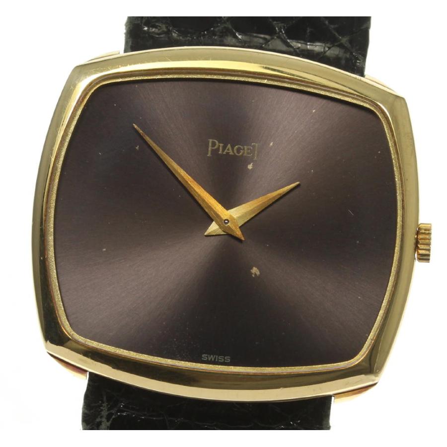 美品 正規品 ピアジェ Piaget 手巻腕時計 WG 97119 ピアジェ PIAGET ラウンド 97119 レディース 腕時計 手巻き