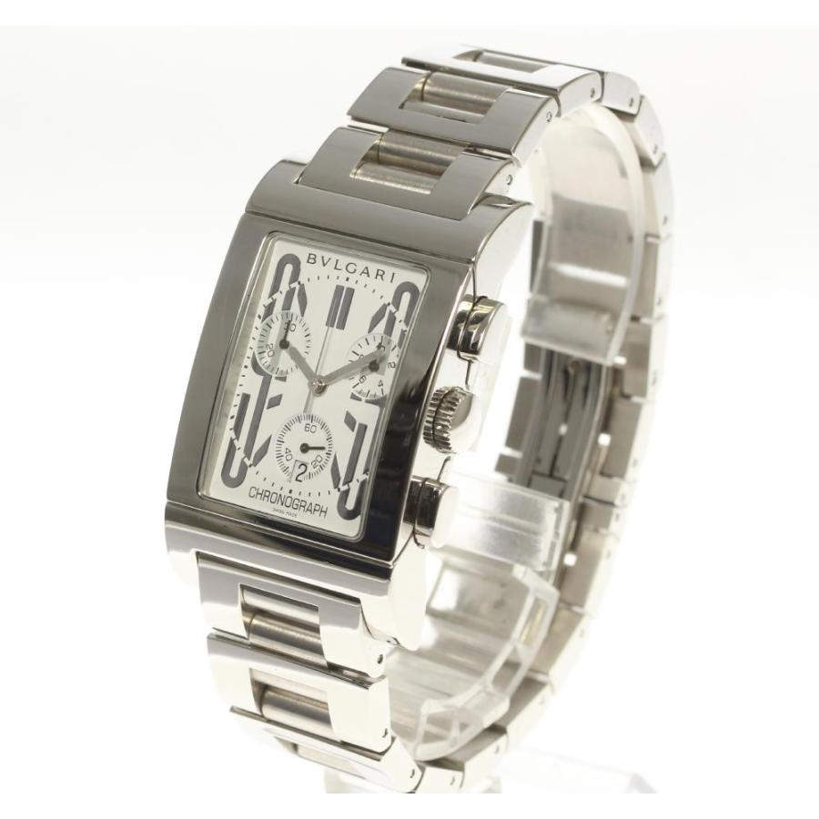 ブルガリ BVLGARI RTC49S レッタンゴロ クロノグラフデイト BVLGARI】ブルガリ『レッタンゴロ クロノグラフ』RTC49S メンズ