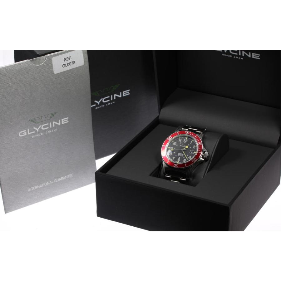 GLYCINE グリシン GL0083 自動巻き腕時計 箱付き 稼働品 GLYCINE（グリシン） ☆極美品 箱保付き【GLYCINE】グリシン