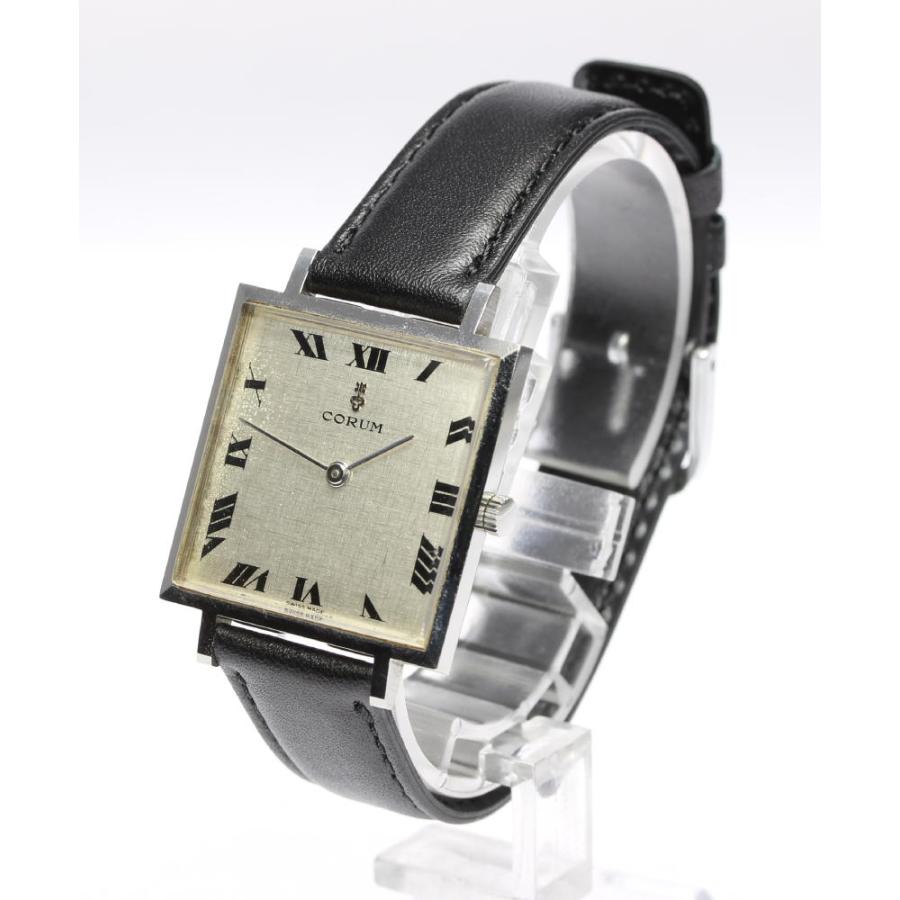 【希少】 CORUM コルム 手巻き 腕時計 ヴィンテージ CORUM（コルム） 【CORUM】コルム スクエア アンティーク 手巻き