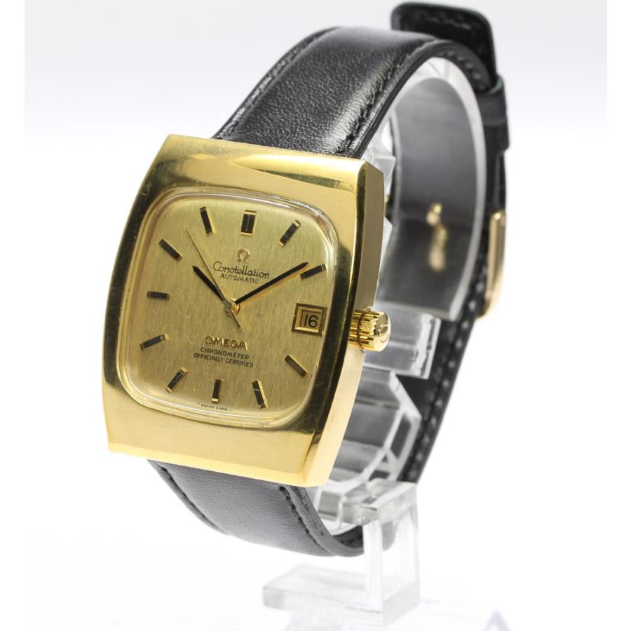 OMEGA 【OMEGA】オメガ コンステレーション スクエア 自動巻き メンズ