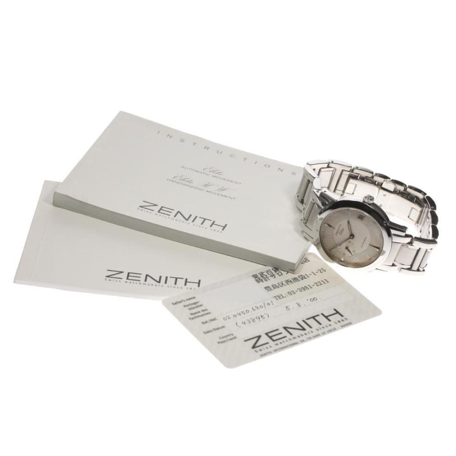 高知インター店 保付き Zenith ゼニス エリート スモールセコンド 01 02 0450 680 自動巻き メンズ 驚きの安さ Secretoftheislands Com