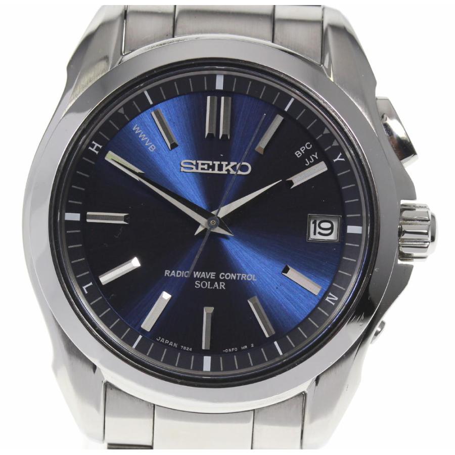 セイコー SEIKO ブライツ　ソーラー 腕時計 青 SAGZ049 SEIKO 【SEIKO】セイコー ブライツ SAGZ049 ソーラー電波 メンズ