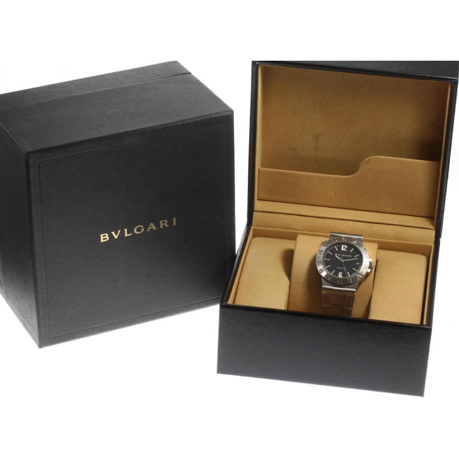ブルガリ ディアゴノ LCV35BSSD 自動巻時計 箱付属品付