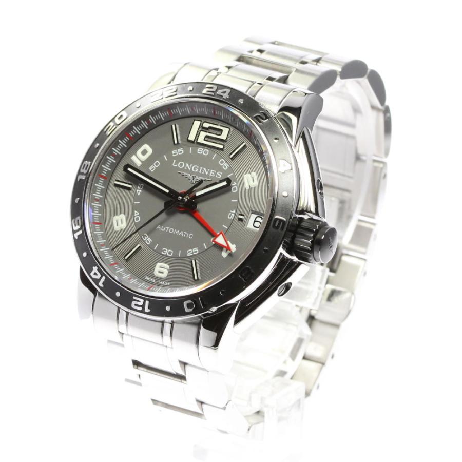 LONGINES ロンジン アドミラル L3.668.4 GMT メンズ L36684566 Longines Admiral GMT Mens 42mm Automatic Watch