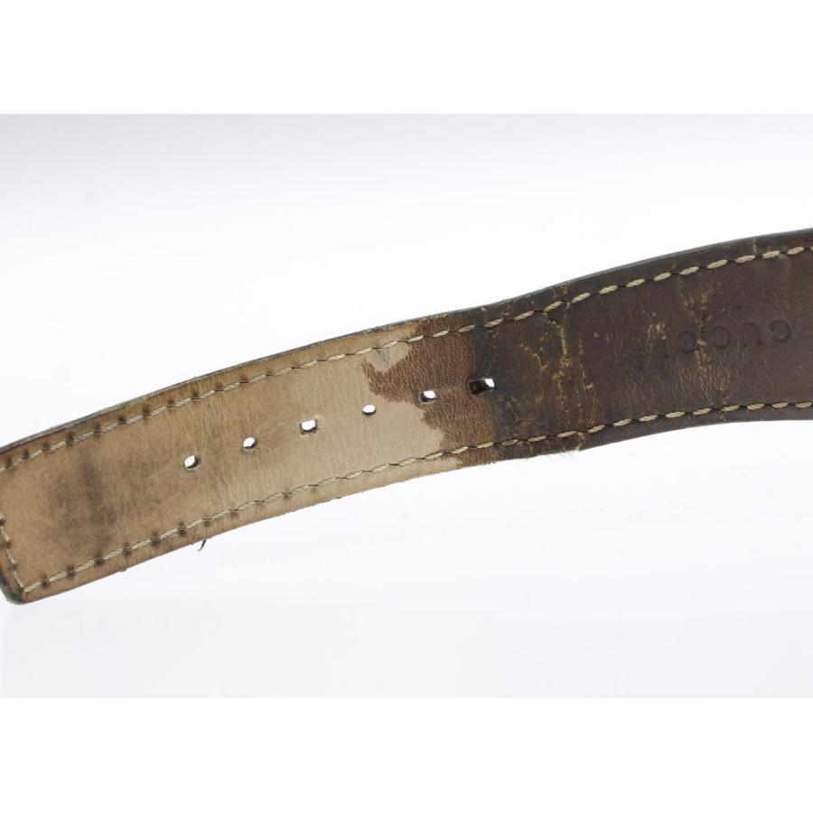 GUCCI ※ベルト訳あり品【GUCCI】グッチ Gフェイス デイト クロノグラフ