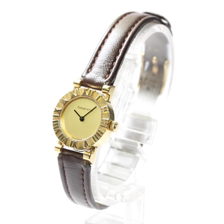美品Tiffany k18YG アトラスウォッチ型番S0630 ティファニー TIFFANY&Co.（ティファニー） 【TIFFANY&Co.】ティファニー K18YG