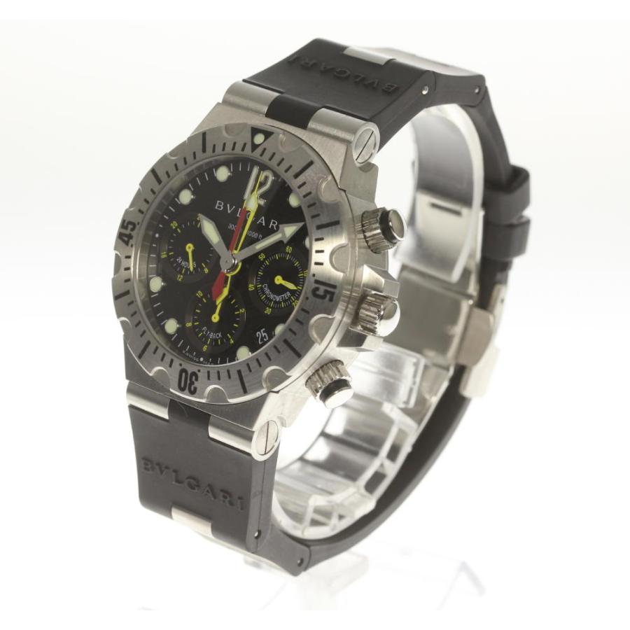 BVLGARI クロノグラフ　プロフェッショナルスクーバ　フライバック ディアゴノ スクーバ40mm フライバッククロノ[SC40SVD] Diagono