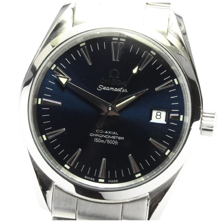 人気ブラドン 良品 Omega オメガ メンズ 自動巻き 2503 80 デイト アクアテラ シーマスター メンズ腕時計 Www Rankinengineering Com