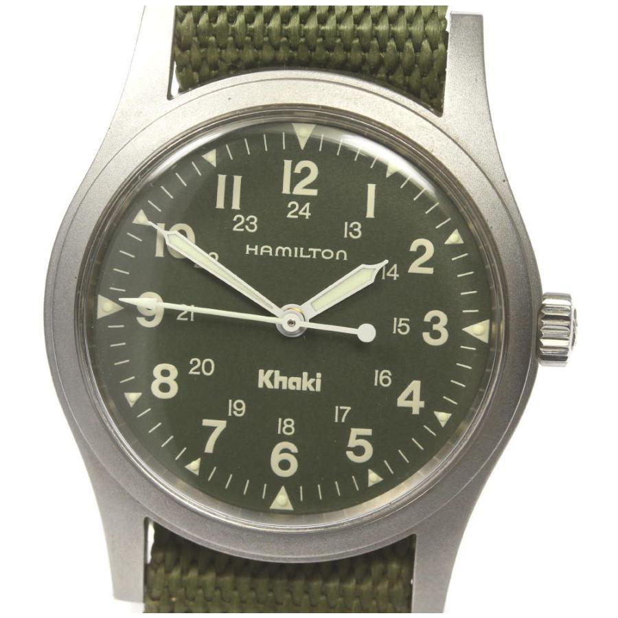 HAMILTON Khaki 手巻き腕時計　ボーイズサイズ 9415A HAMILTON（ハミルトン） 【HAMILTON】ハミルトン カーキ ナイロン