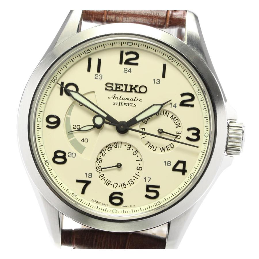 ☆良品 箱保付き【SEIKO】セイコー プレサージュ デイデイト 6R21-01A0/SARW017 自動巻き メンズ :565807:CLOSER  Yahoo!ショップ - 通販 - Yahoo!ショッピング