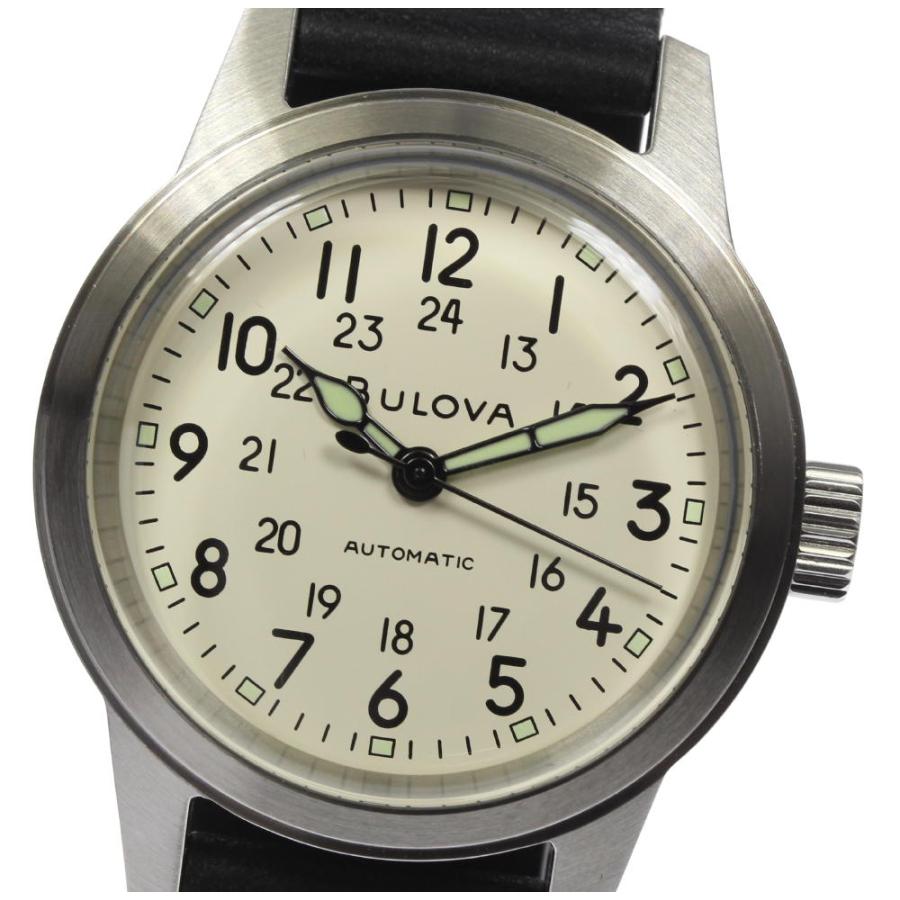 ☆極美品【BULOVA】ブローバ ミリタリー 96A246 自動巻き メンズ