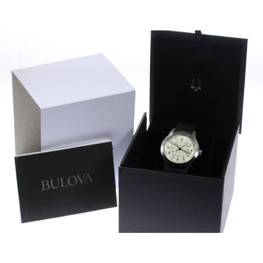 ☆極美品【BULOVA】ブローバ ミリタリー 96A246 自動巻き メンズ