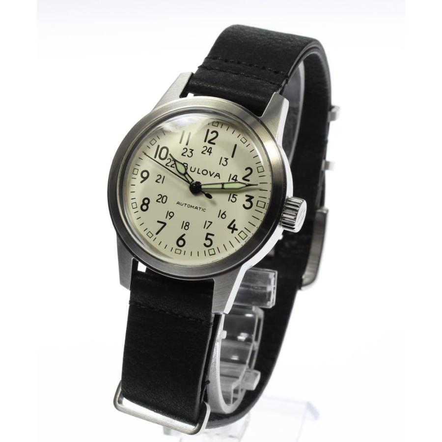 ☆極美品【BULOVA】ブローバ ミリタリー 96A246 自動巻き メンズ