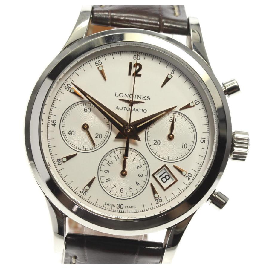 超美品 良品 Longines ロンジン ヘリテージ 1954 クロノグラフ デイト L2 750 4 自動巻き メンズ Ev05 安心の定価販売 Tanpopokanpo Main Jp