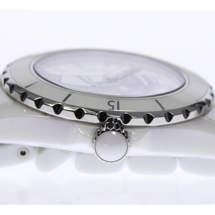 CHANEL（シャネル） ☆良品【CHANEL】シャネル J12 H5241 白セラミック 555本限定 マドモアゼル 自動巻き メンズ ...