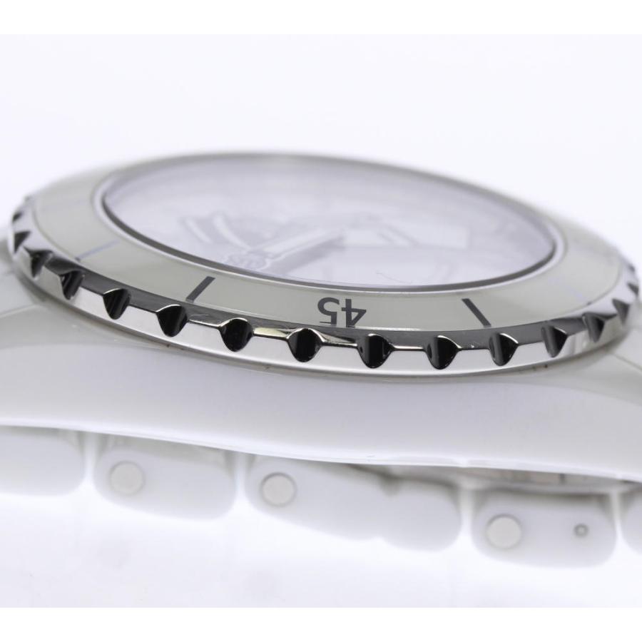 CHANEL（シャネル） ☆良品【CHANEL】シャネル J12 H5241 白セラミック 555本限定 マドモアゼル 自動巻き メンズ ...