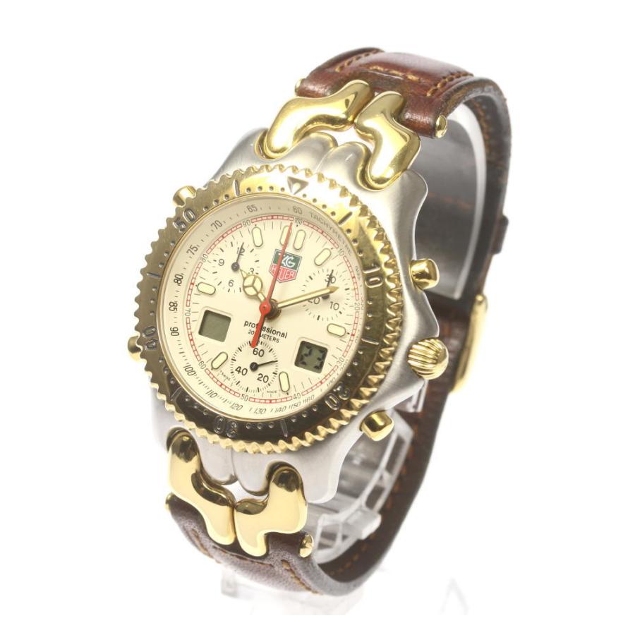 ☆良品 保付【TAG HEUER】タグホイヤー セナモデル クロノグラフ CG1123-0 クォーツ メンズ ☆良品 保付【TAG HEUER】タグホイヤー セナモデル クロノグラフ CG1123-0 クォーツ メンズ