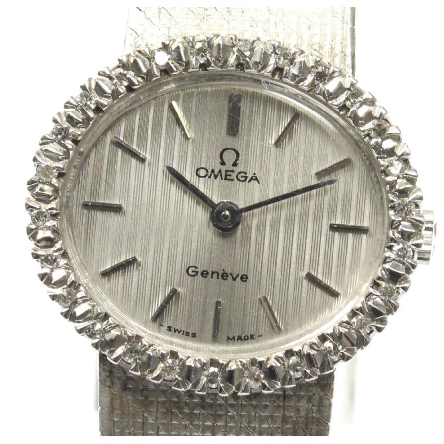 d*3様 【稼動】オメガ OMEGA ジュネーブ 手巻き レディース OMEGA（オメガ） 【OMEGA】オメガ ジュネーブ ダイヤベゼル