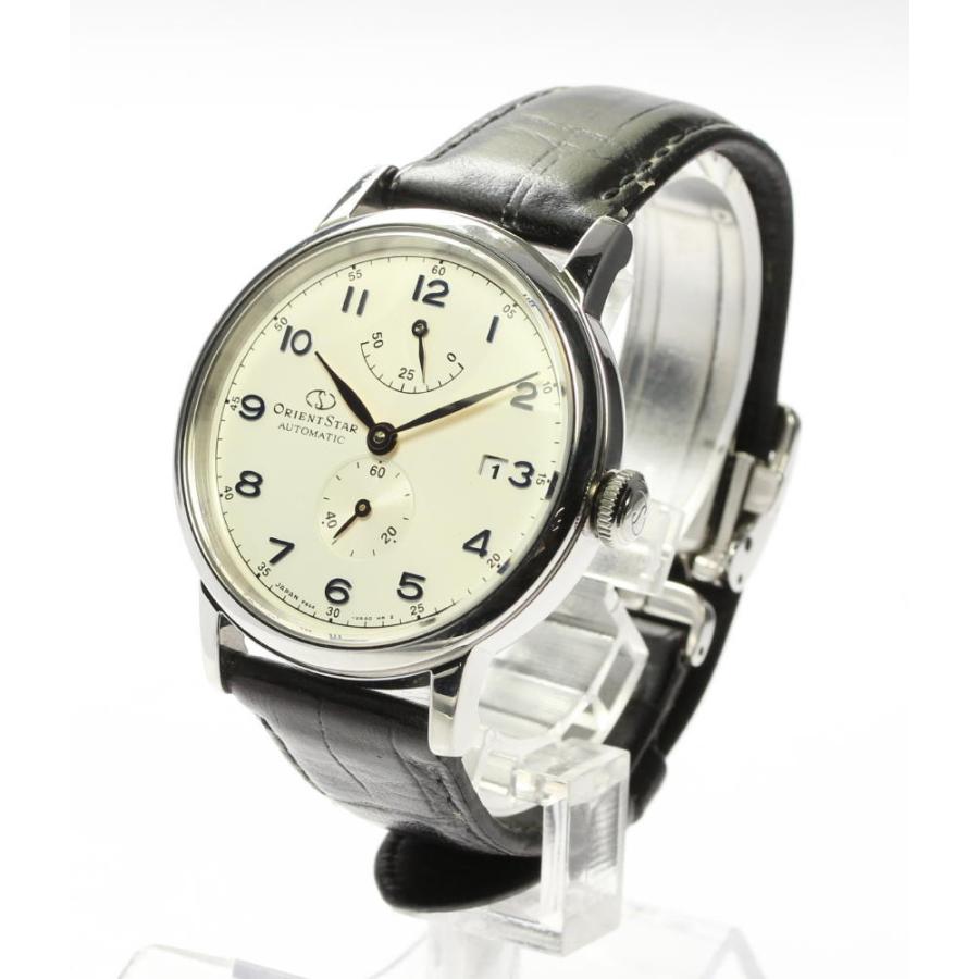 オリエントスター　自動巻き　パワーリザーブ　お洒落なブラウン 楽天市場】【本物保証】 箱付 美品 オリエントスター ORIENT