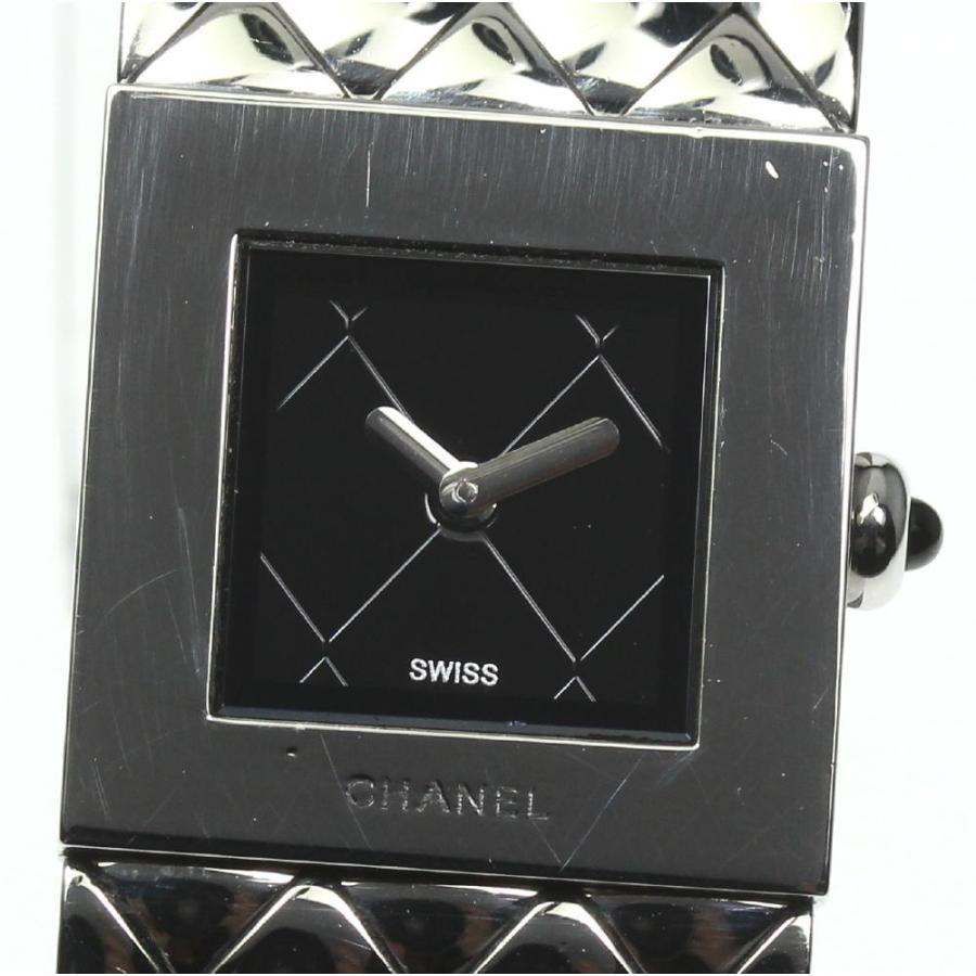 非常に高い品質 【CHANEL】シャネル マトラッセ レディース クォーツ - レディース腕時計