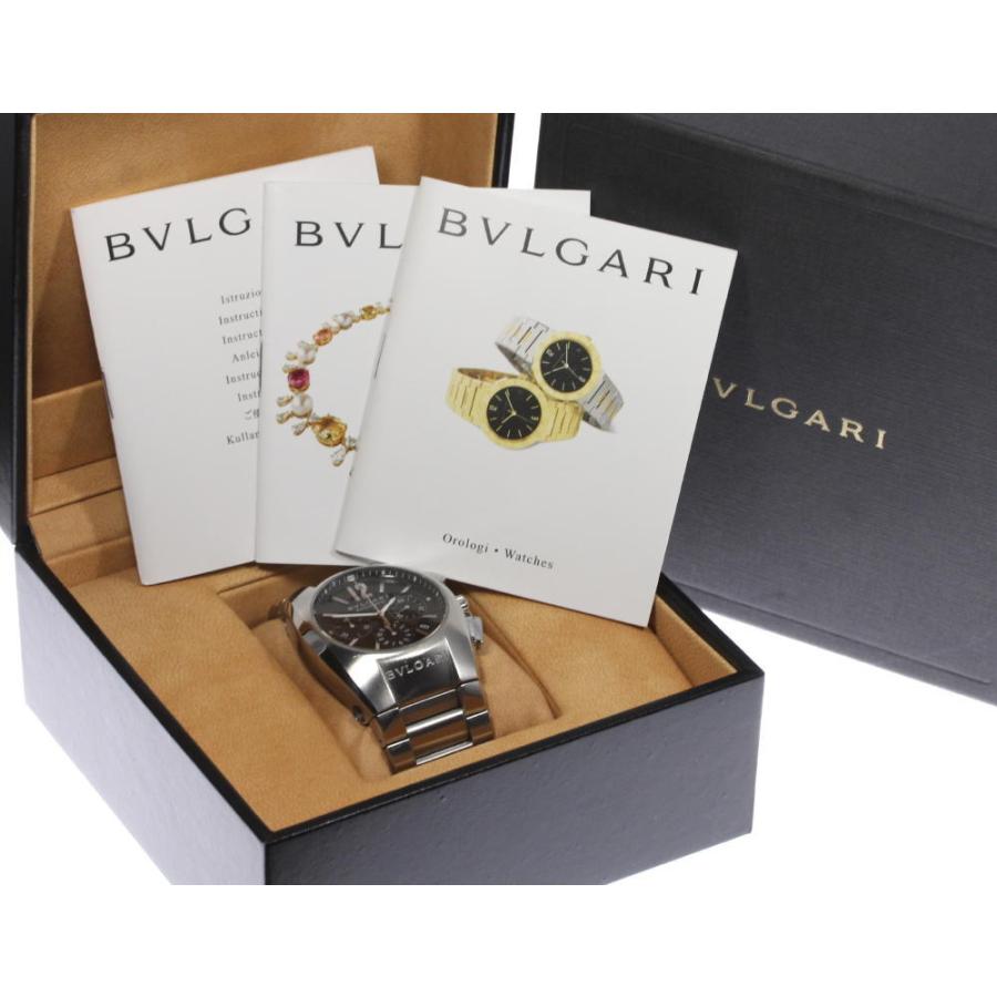 BVLGARI（ブルガリ） 箱付 【BVLGARI】ブルガリ エルゴン クロノグラフ 