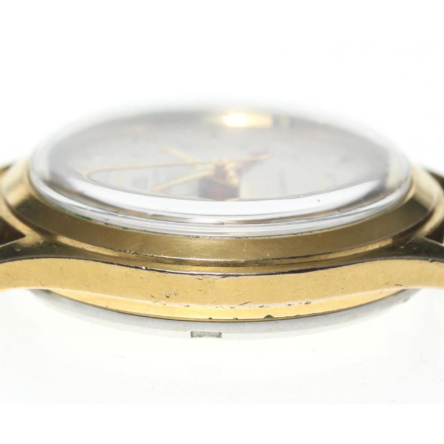 オリス 手巻き 日付、アラーム付き 稼働品 B 6346 420-7387