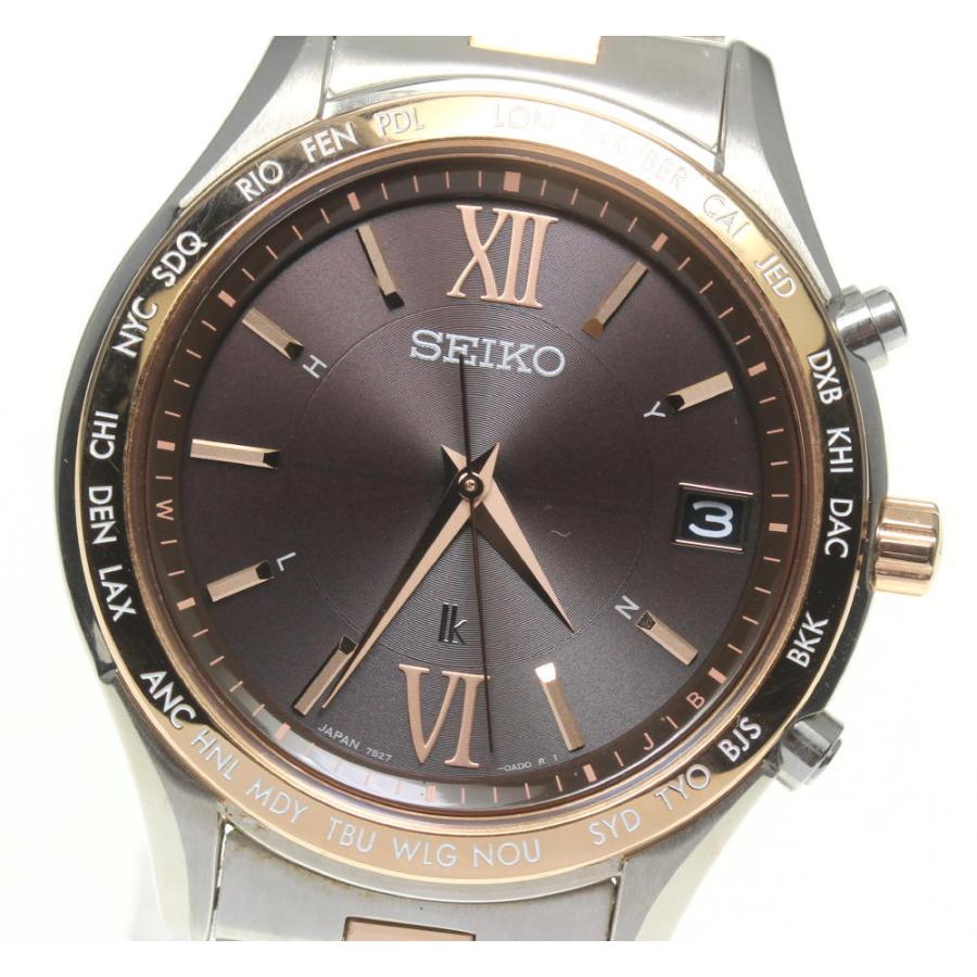 【稼動品】腕時計　SEIKO lk セイコールキア　電波ソーラー　デイト ルキア(LUKIA) セイコー ルキア 腕時計 レディース ソーラー電波