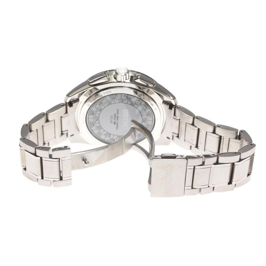 新品同様　SEIKO SAGA165/8B54-0BC0 ソーラー電波 メンズ SEIKO ☆美品【SEIKO】セイコー ブライツ ワールドタイム デイデイト