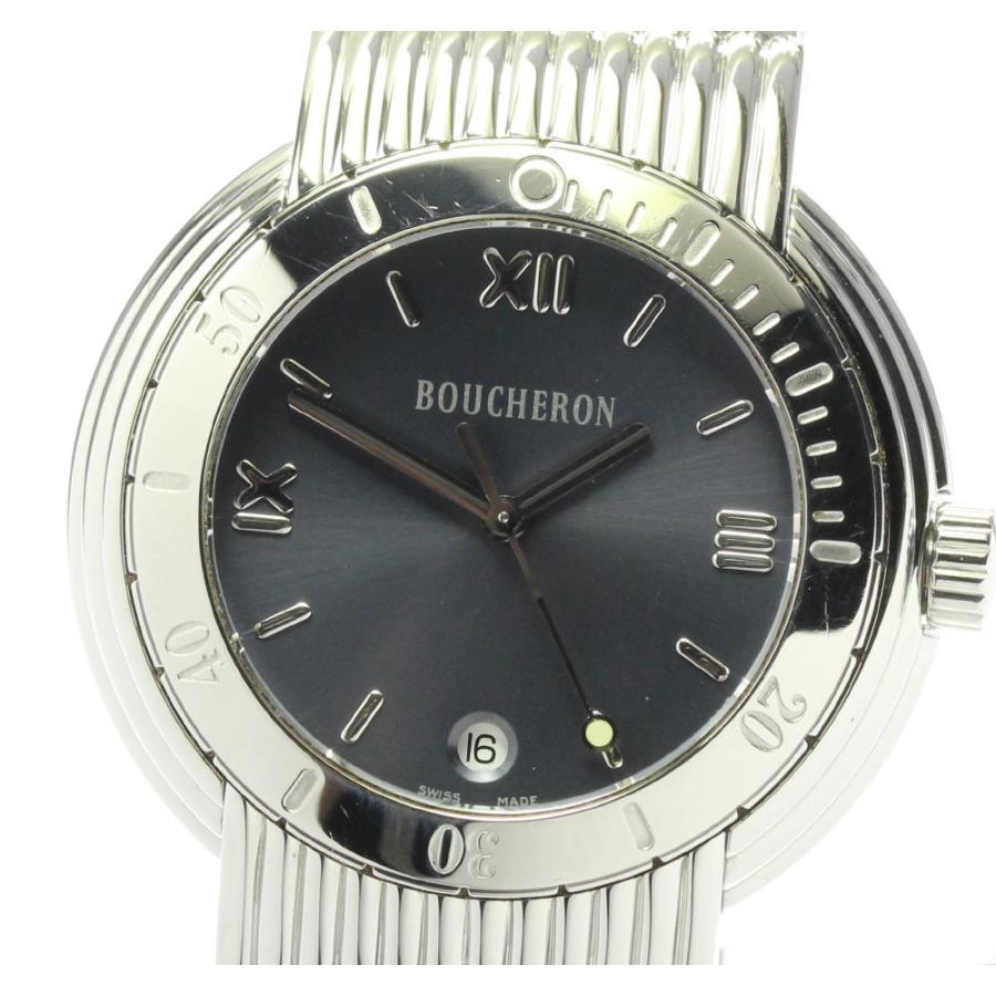 BOUCHERON（ブシュロン） ☆良品【Boucheron】ブシュロン リフレ デイト クォーツ メンズ【ev10】 : CLOSER