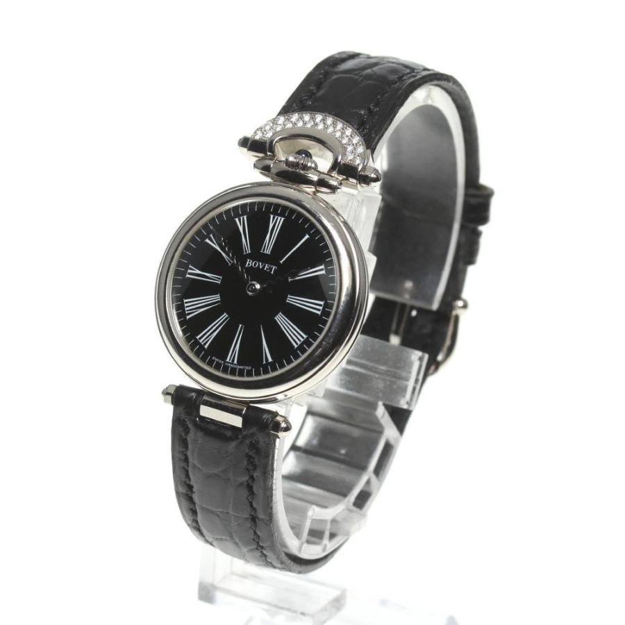 BOVET 箱保付き【BOVET】ボヴェ フルリエ K18WG ダイヤ クォーツ  