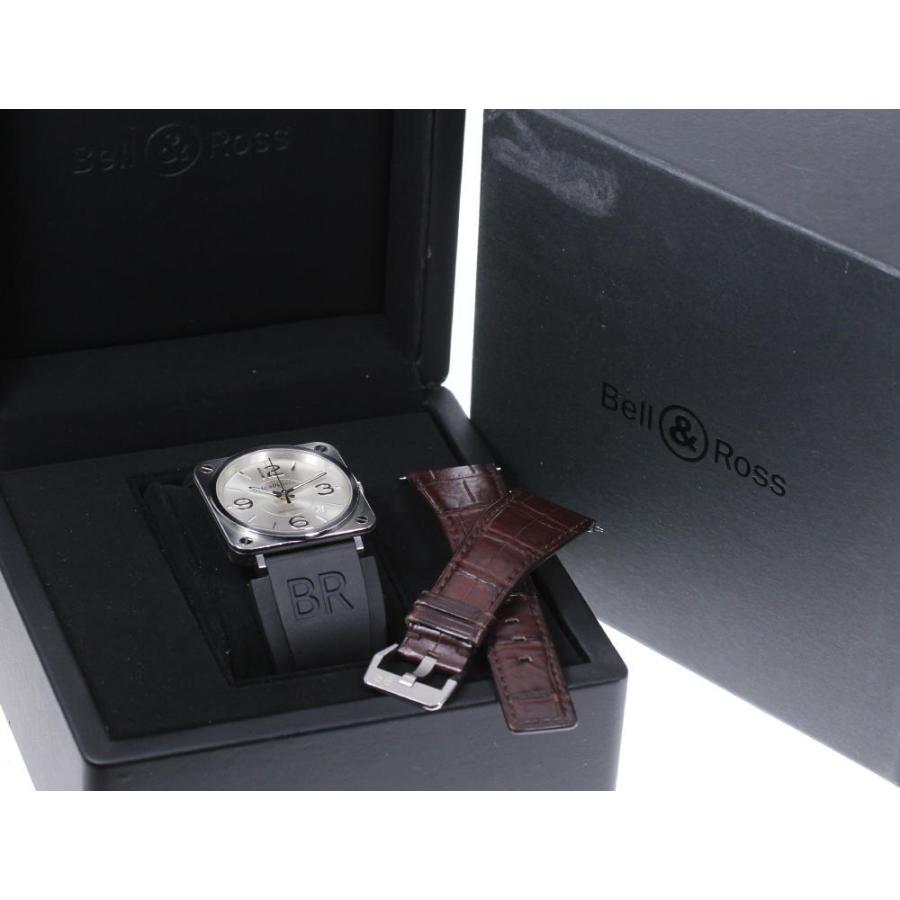 ベル&ロス 箱付【Bell＆Ross】ベル＆ロス BRS BRS-92-S デイト 自動