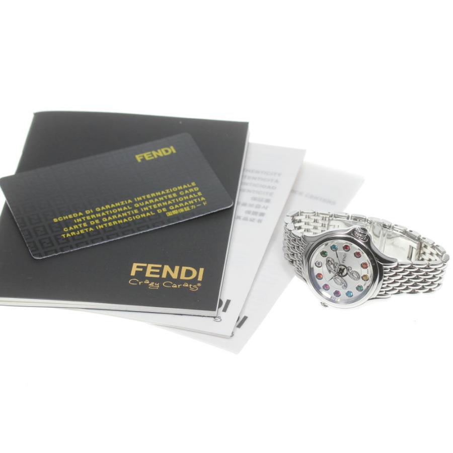 フェンディ FENDI 002-10500L クレイジーカラット クォーツ レディース 保証書付き_945308 FENDI（フェンディ） 良品☆保証書付き【FENDI】フェンディ クレイジー