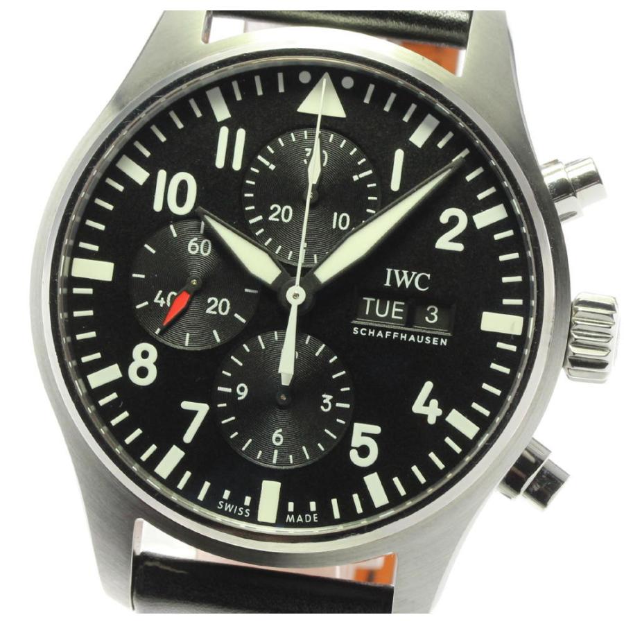 IWC パイロットウォッチ クロノグラフ デイデイト IW377709 IWC SCHAFFHAUSEN（IWCシャフハウゼン） 【IWC】パイロットウォッチ