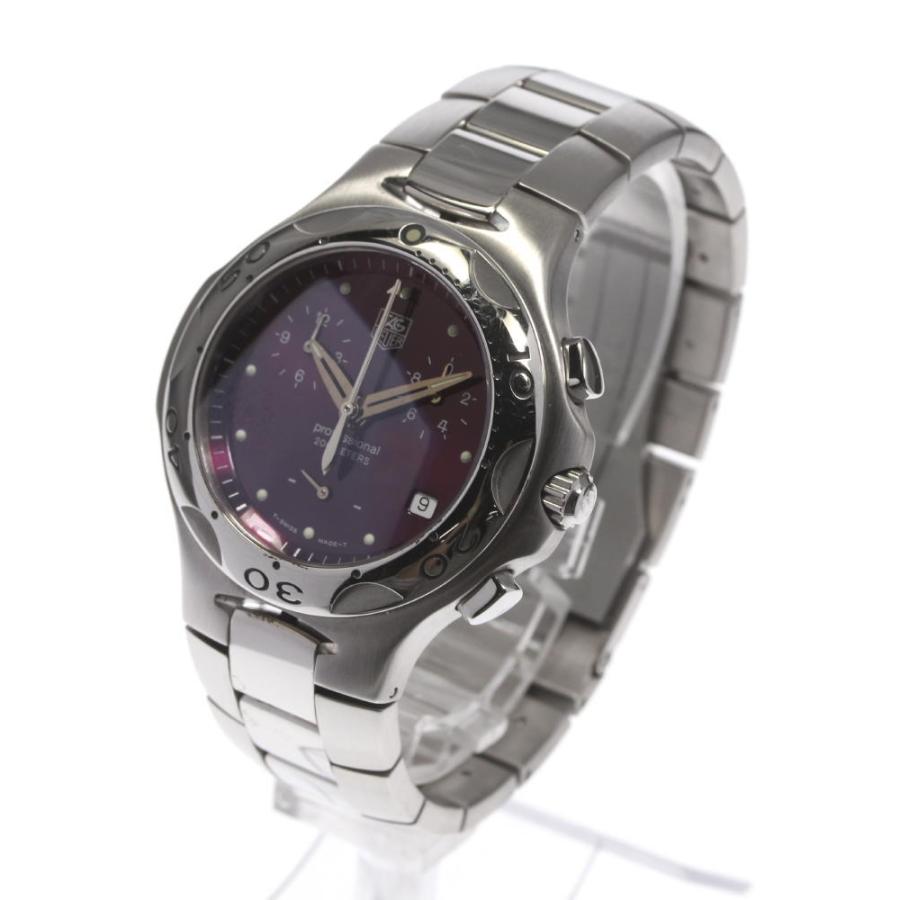 TAG HEUER シルバー クォーツ時計 タグホイヤー プロフェッショナル 6000シリーズ 腕時計 WH1311