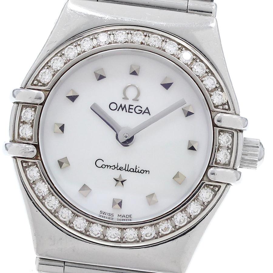 OMEGA オメガ 1465.71 コンステレーション ミニ ベゼルダイヤモンド 腕時計 SS SS ダイヤモンド レディース [中古] OMEGA オメガ 1465.71 コンステレーション ミニ ベゼルダイヤモンド