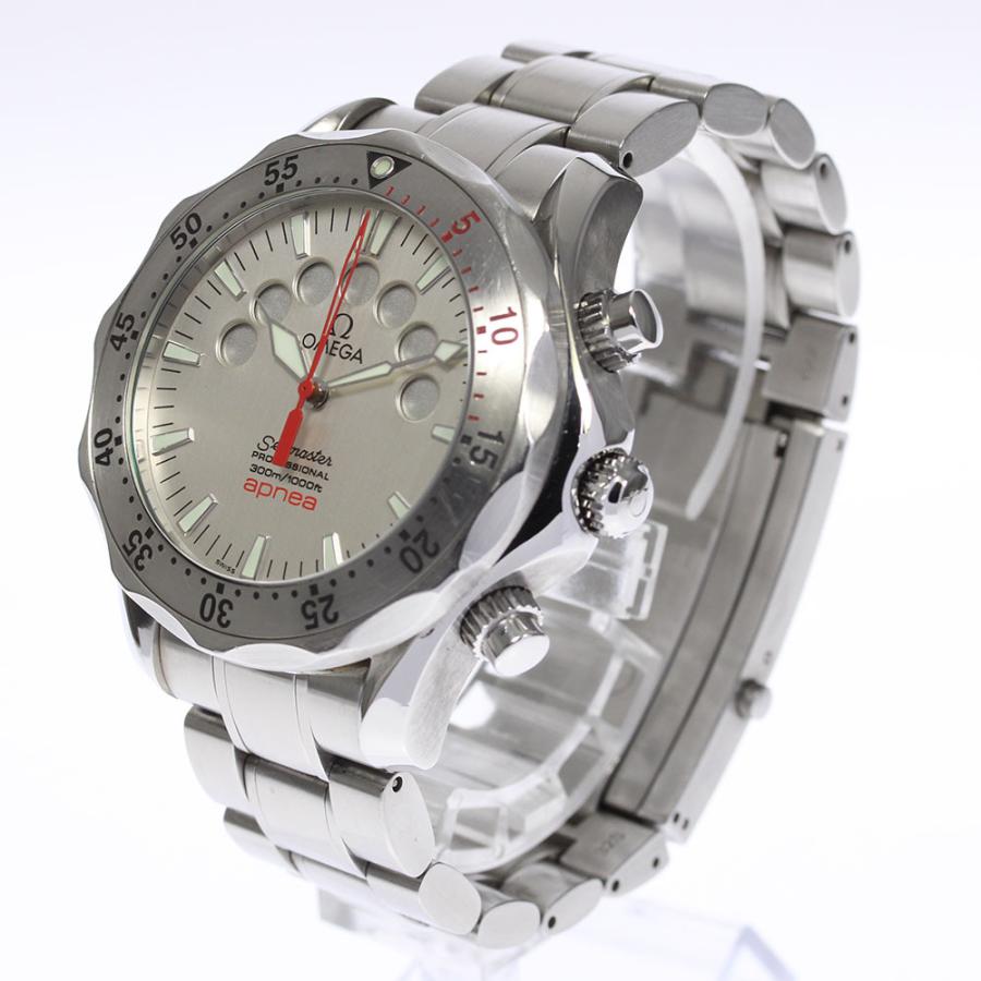 訳あり オメガ OMEGA 2595.30 シーマスター アプネア マイヨール クロノグラフ 自動巻き メンズ _817284 OMEGA（オメガ） ☆保証書付き【OMEGA】オメガ シーマスター アプネア