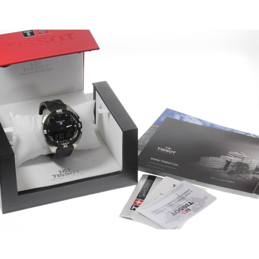 稼働】 TISSOT T-TOUCH T091420A ソーラー 腕時計 TISSOT（ティソ