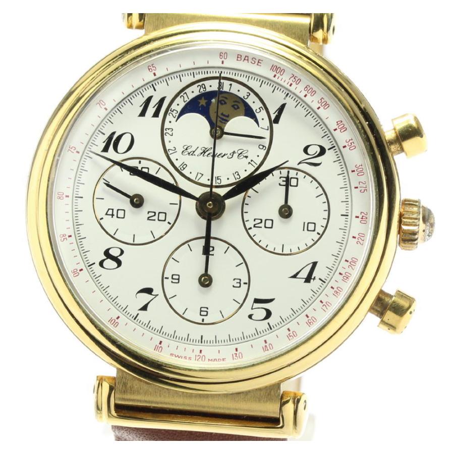 Ed. Heuer】エドワードホイヤー ムーンフェイズ クロノグラフ 188.215