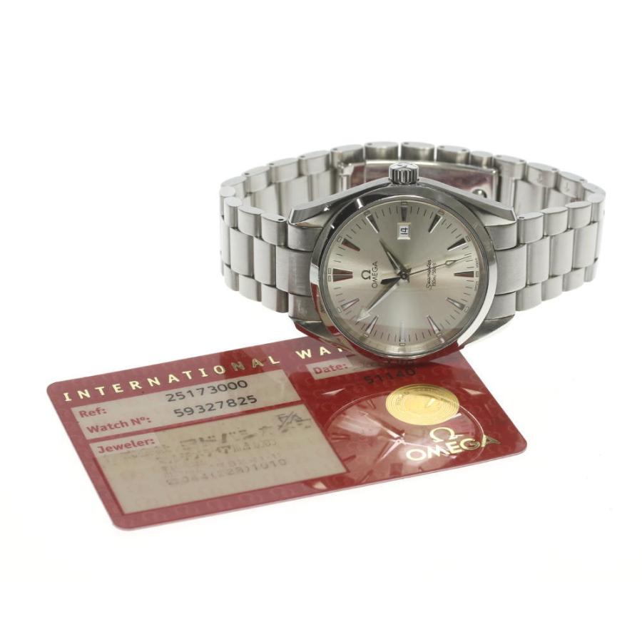 OMEGA 保付き【OMEGA】オメガ シーマスターアクアテラ デイト 2517.30